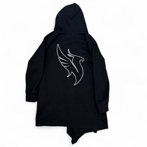 Illenium Fallen Ember Black Hooded Cloak Adult Medium Futuristic Music Rave